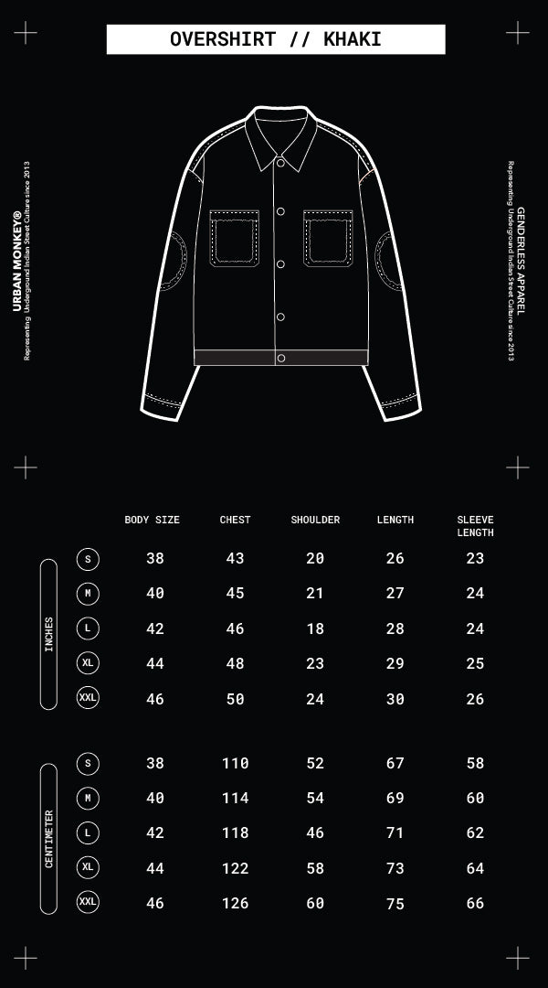 Size Chart Mobile Image