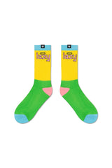 2 Pairs // Lazy + Cats socks - Urban Monkey® - UMSK003LZ_BLPK_S