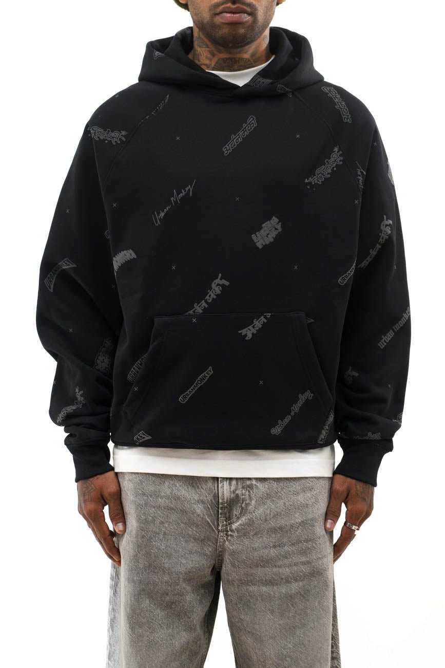 Legacy Hoodie // 001 - Urban Monkey® - UM23A_HS_W002B_XS