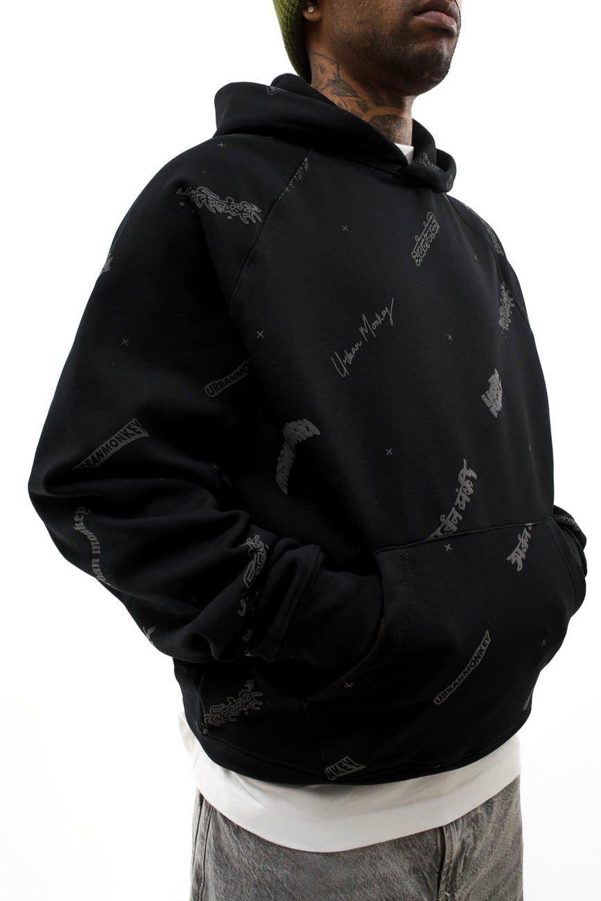 Legacy Hoodie // 001 - Urban Monkey® - UM23A_HS_W002B_XS