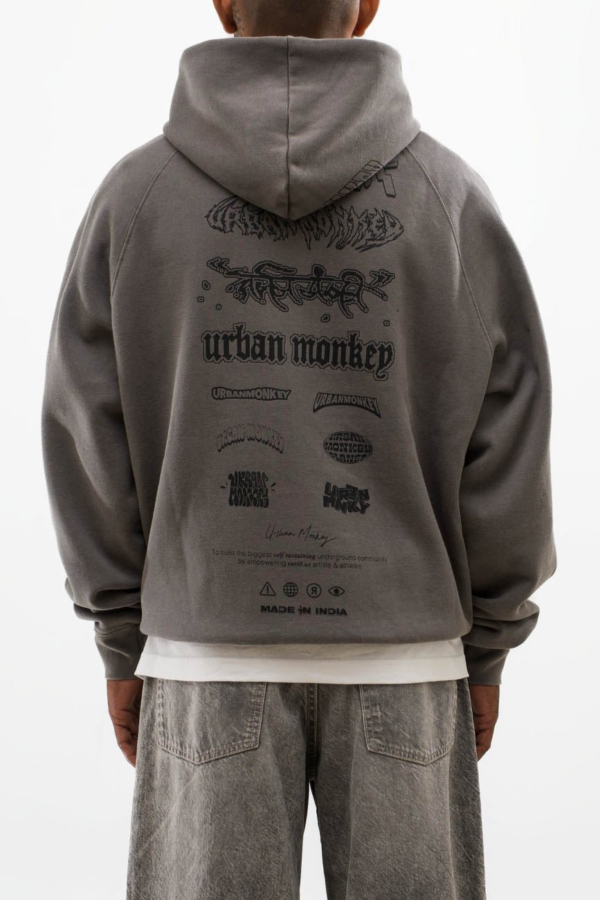 Legacy Hoodie // 002 - Urban Monkey® - UM23A_HS_W002A_XS