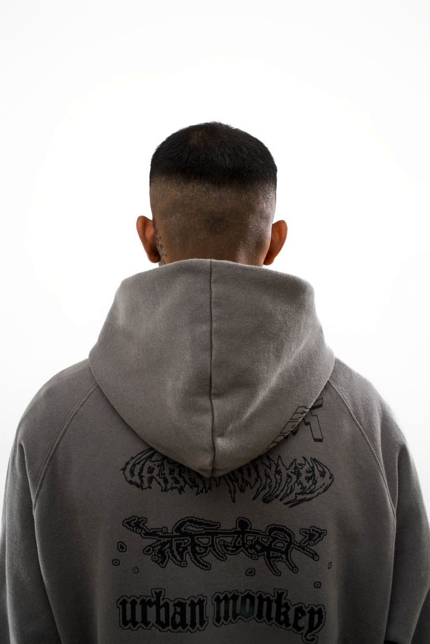 Legacy Hoodie // 002 - Urban Monkey® - UM23A_HS_W002A_XS