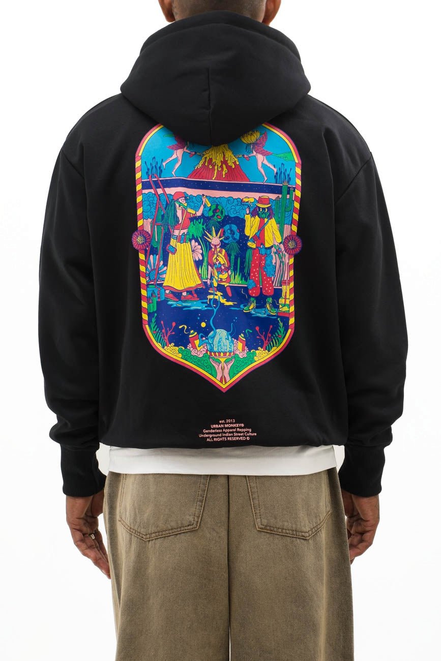 Life is better when you paint hoodie - Urban Monkey® - UM23A_HS_W014_XS