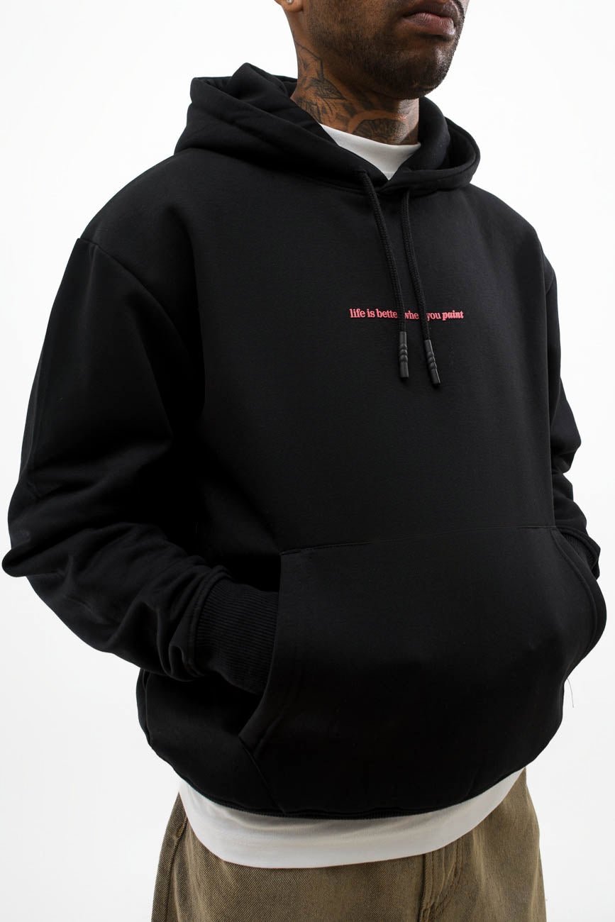 Life is better when you paint hoodie - Urban Monkey® - UM23A_HS_W014_XS