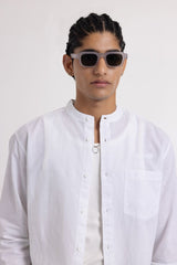 Linen Shirt // White - Urban Monkey® - UM24A_SH_W002_S