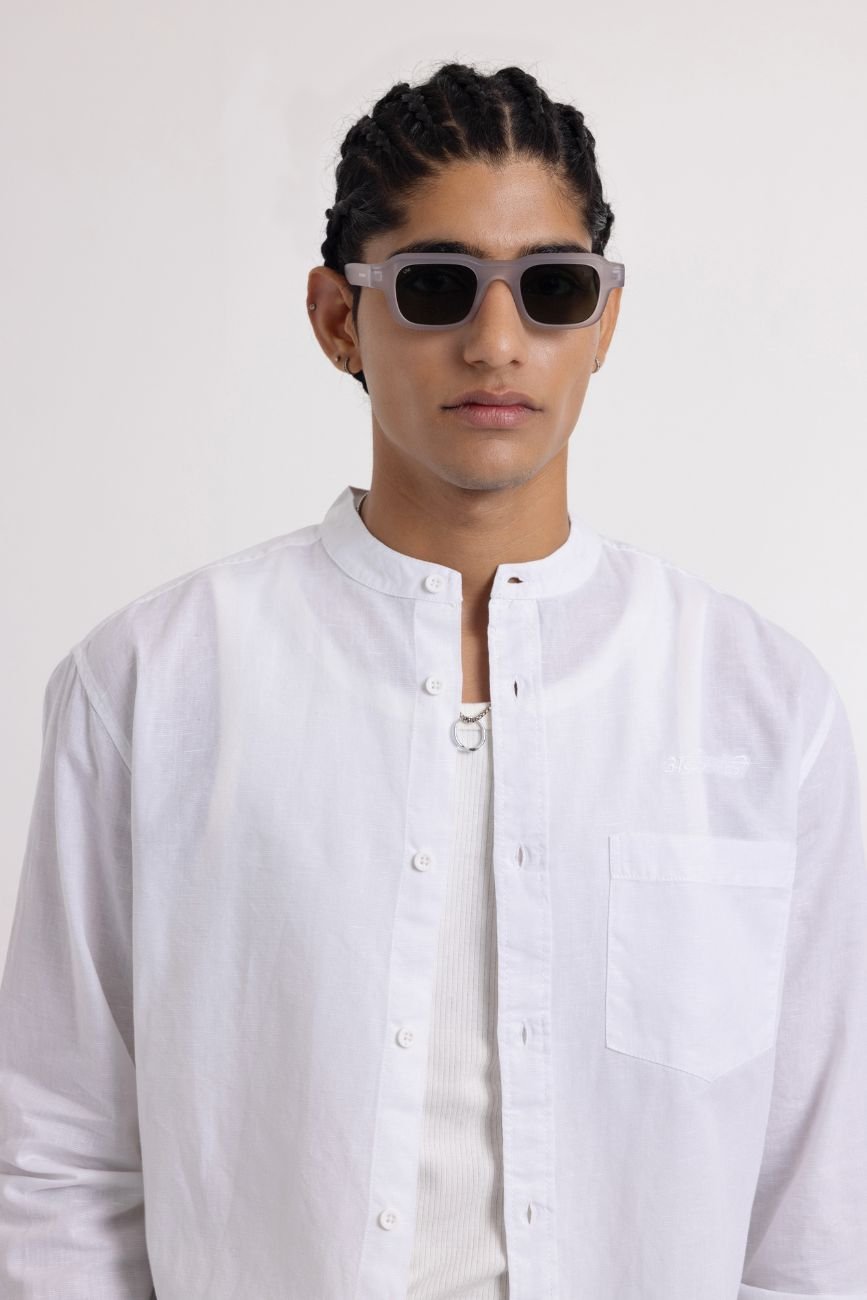 Linen Shirt // White - Urban Monkey® - UM24A_SH_W002_S