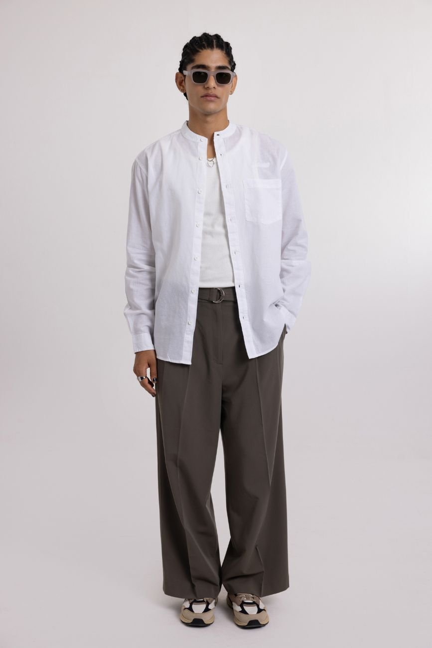 Linen Shirt // White - Urban Monkey® - UM24A_SH_W002_S