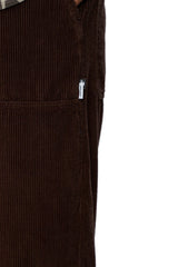 Loose Fit Corduroy Trousers // Brown - Urban Monkey® - UM24A_CORE_PT_A_S