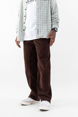 Loose Fit Corduroy Trousers // Brown - Urban Monkey® - UM24A_CORE_PT_A_S