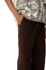 Loose Fit Corduroy Trousers // Brown - Urban Monkey® - UM24A_CORE_PT_A_S