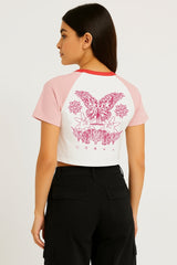 Lost Angels // Women’s Fitted Crop Top - Urban Monkey® - 25CTRG1_PN_XS