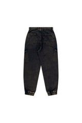 Low Key Royalty // Denim Cargo Joggers - Urban Monkey® - UM24A_DE_001_S