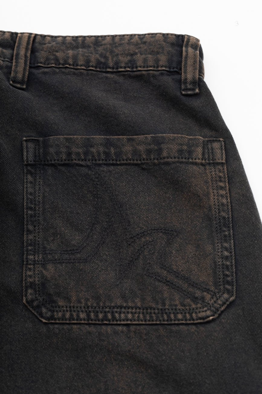 Low Key Royalty // Denim Cargo Joggers - Urban Monkey® - UM24A_DE_001_S