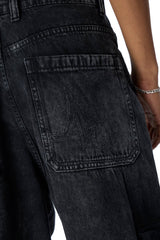 Machine Denim Cargo Pants_Royal Enfield x Urban Monkey - Urban Monkey® - UM24A_RE_DE1_XS