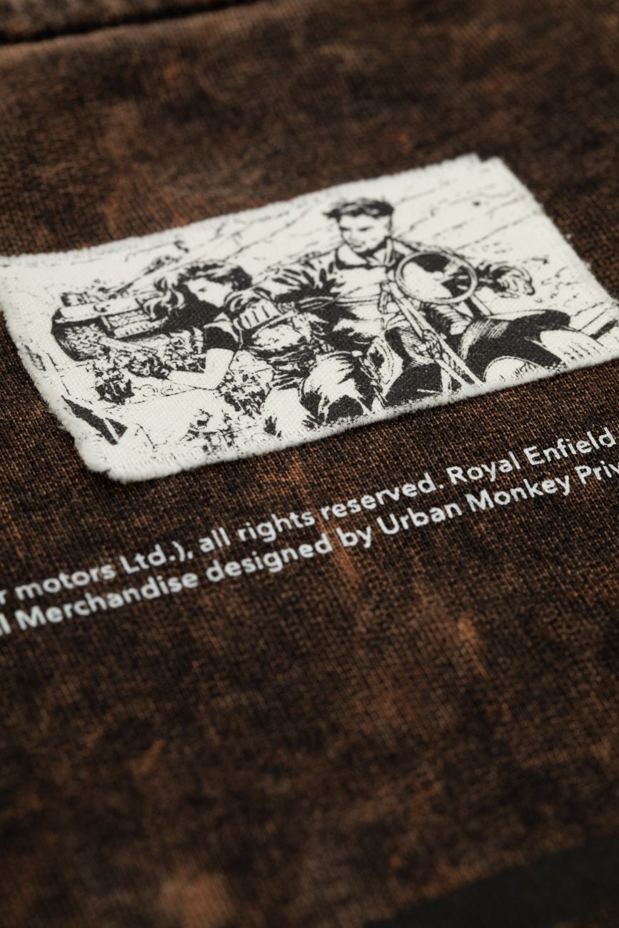 Made Like A Gun Cropped Tee 001_Royal Enfield x Urban Monkey - Urban Monkey® - UM24A_RE_CT5_XS