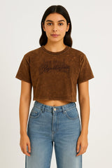 Made Like A Gun Cropped Tee 002_Royal Enfield x Urban Monkey - Urban Monkey® - UM24A_RE_CT4_XS