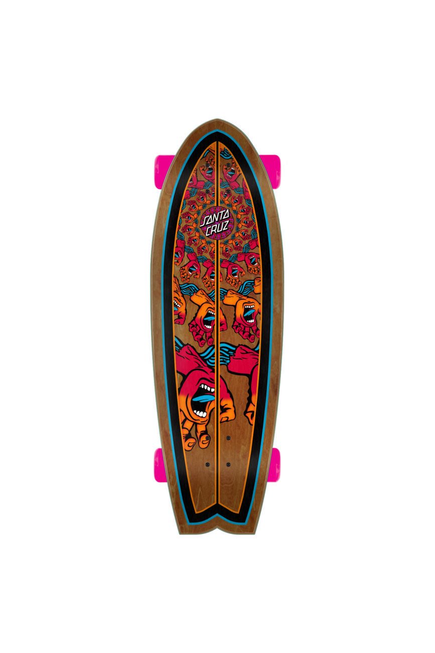 Mandala Hand 8.8in x 27.7in Shark Cruzer Santa Cruz - Urban Monkey® - 11116442