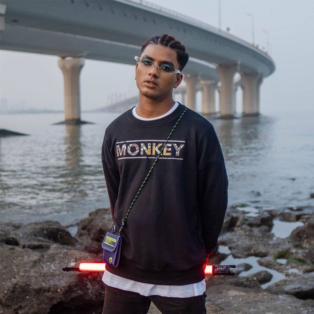 Midnight Spliff - Urban Monkey® - UMTSS015_BLK_S