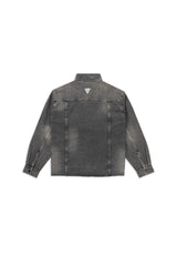 Novocaine // Frayed Hem Denim Jacket - Urban Monkey® - UM24A_DE_002_S