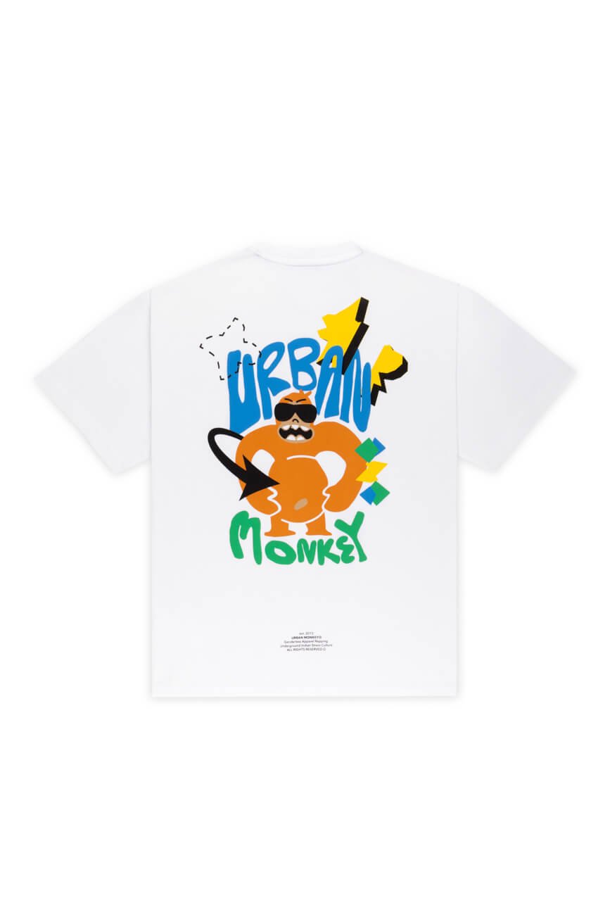 Anti - Monkey // White - Urban Monkey® - UM23_BFA_S005/A_XS