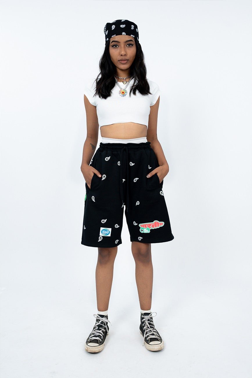 Ott drip shorts - Urban Monkey® - UM22PSH_001_S