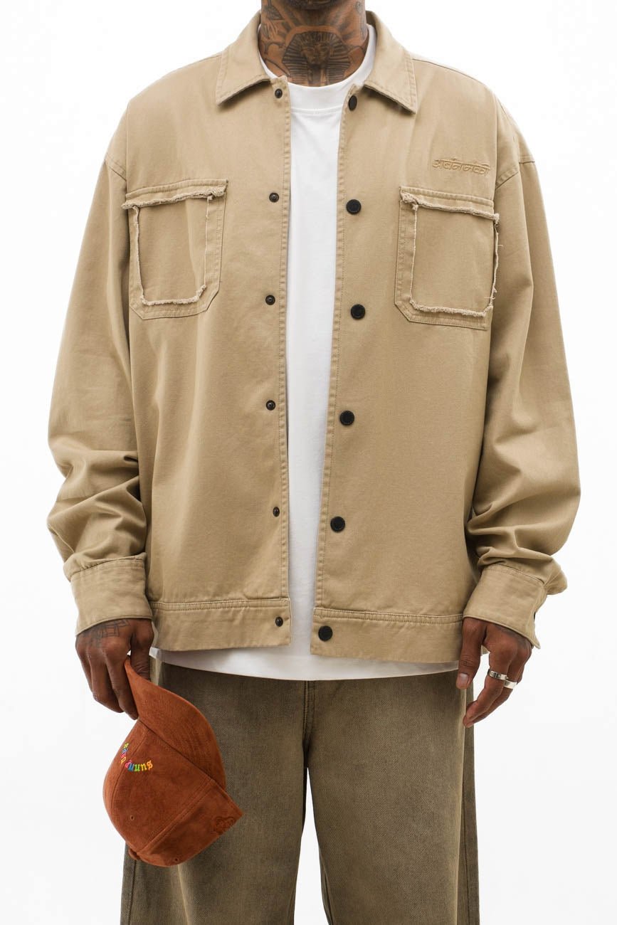 Overshirt // Khaki - Urban Monkey® - UM23A_SH_008_S