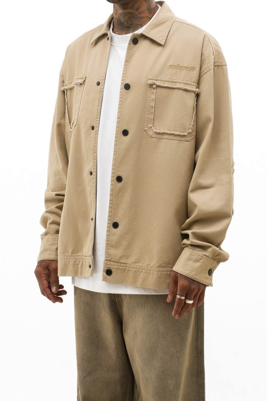 Overshirt // Khaki - Urban Monkey® - UM23A_SH_008_S