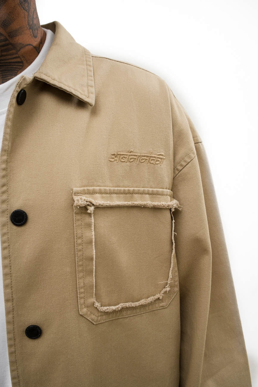 Overshirt // Khaki - Urban Monkey® - UM23A_SH_008_S