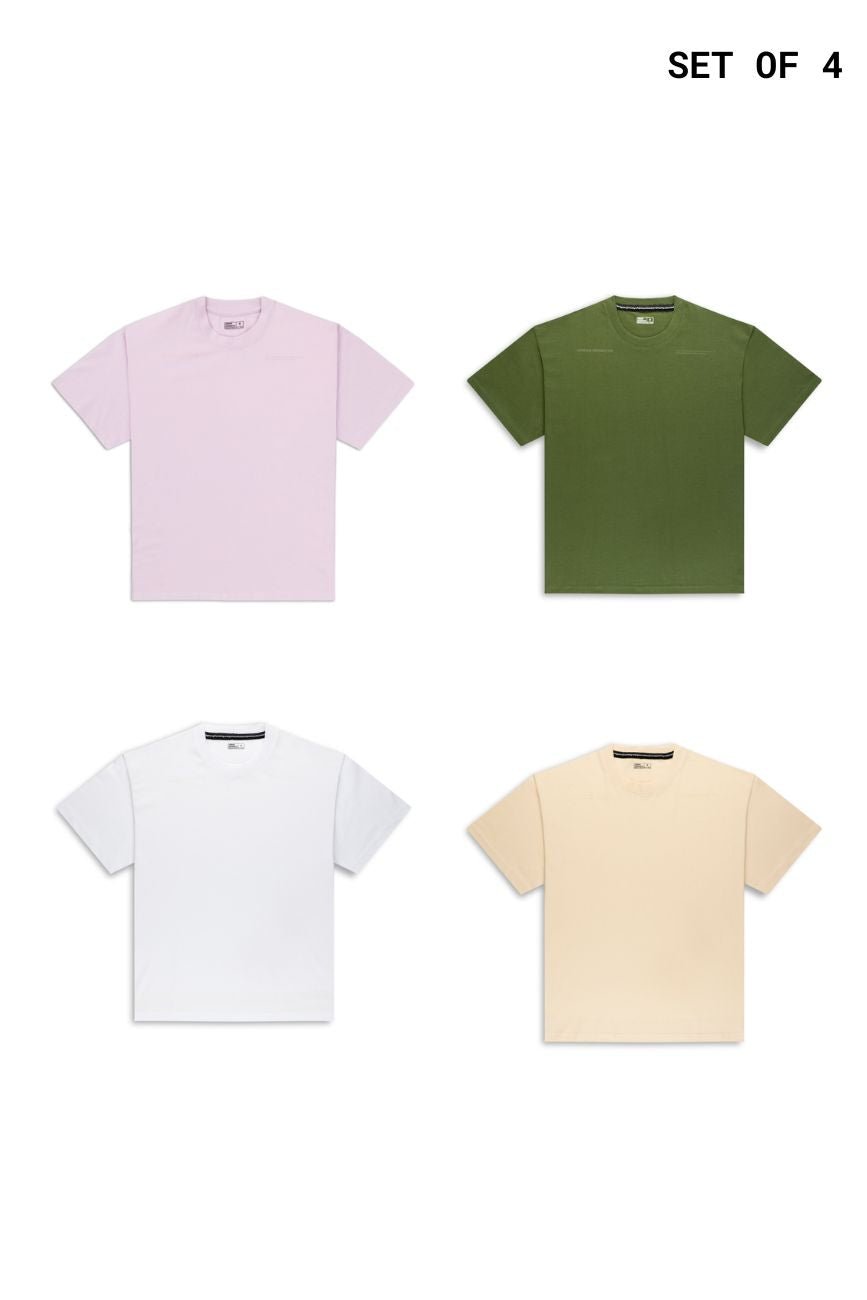 Pack of 4 Core T-shirts - Urban Monkey® - Pack_of_4_core_XS
