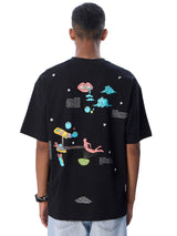 Paradise // Black - Urban Monkey® - 25TSBF6_BK_XS