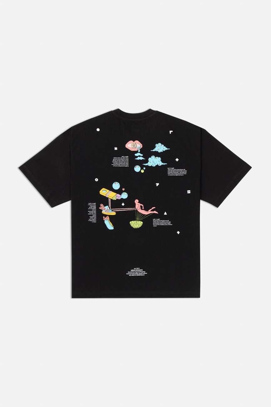 Paradise // Black - Urban Monkey® - 25TSBF6_BK_XS