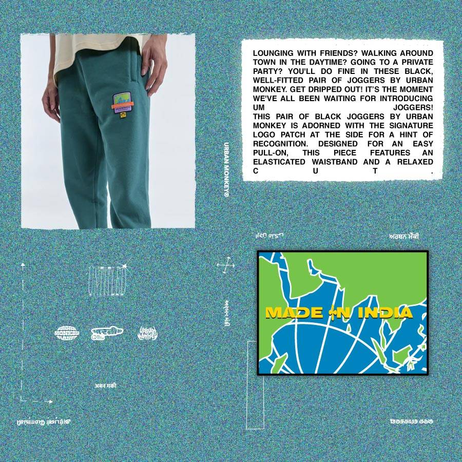 Peace Package Joggers - Urban Monkey® - UM22PJO_004_S