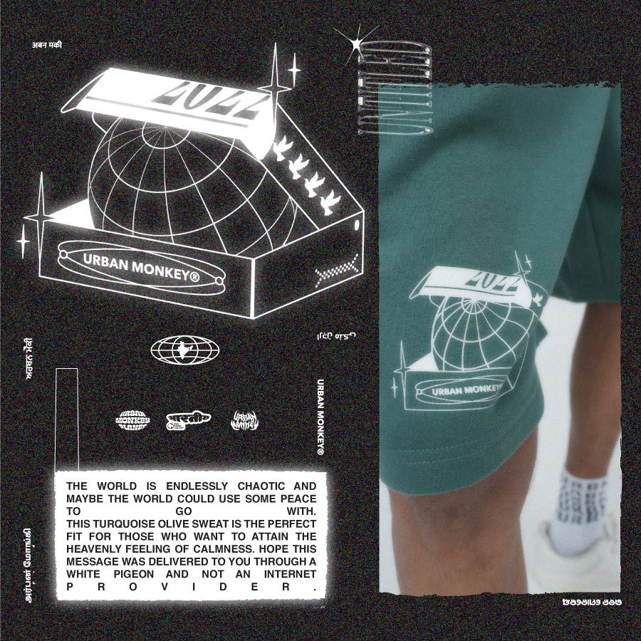 Peace Package Shorts - Urban Monkey® - UM22PSH_004_S