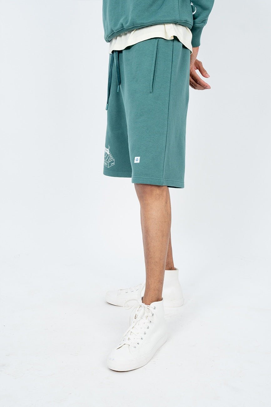 Buy Peace Package Green Shorts online – Urban Monkey®