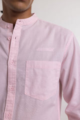 Linen Shirt // Baby Pink - Urban Monkey® - UM24A_SH_P002_S