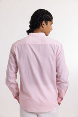 Linen Shirt // Baby Pink - Urban Monkey® - UM24A_SH_P002_S