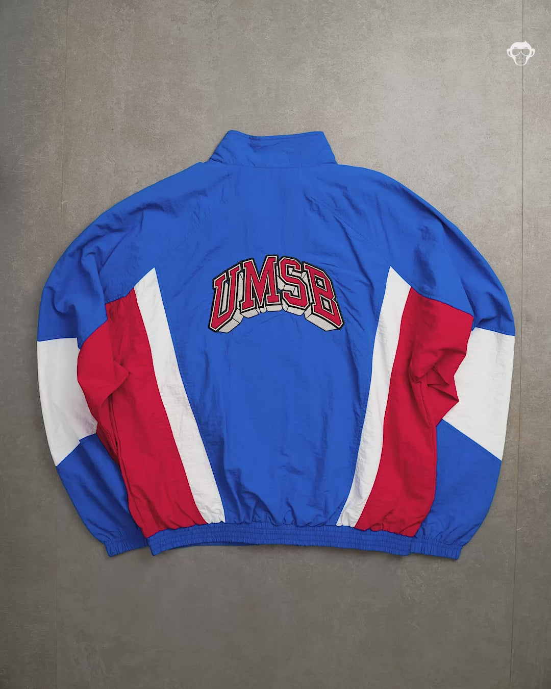 Vintage 80's Track Jacket Blue – Retro Nylon Track Jacket | Urban