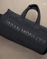 Puffer Duffle Bag // Black On Black