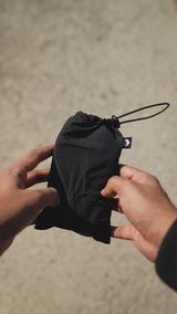Foldable Camper Cap With Pocket // Black