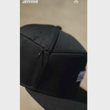 Stash Pocket Snapback // Black