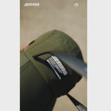 Foldable Camper Cap With Sunglasses Holder // Olive
