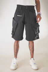 Ripstop Cargo Shorts // Black