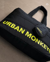 Puffer Shoulder Bag // Neon On Black