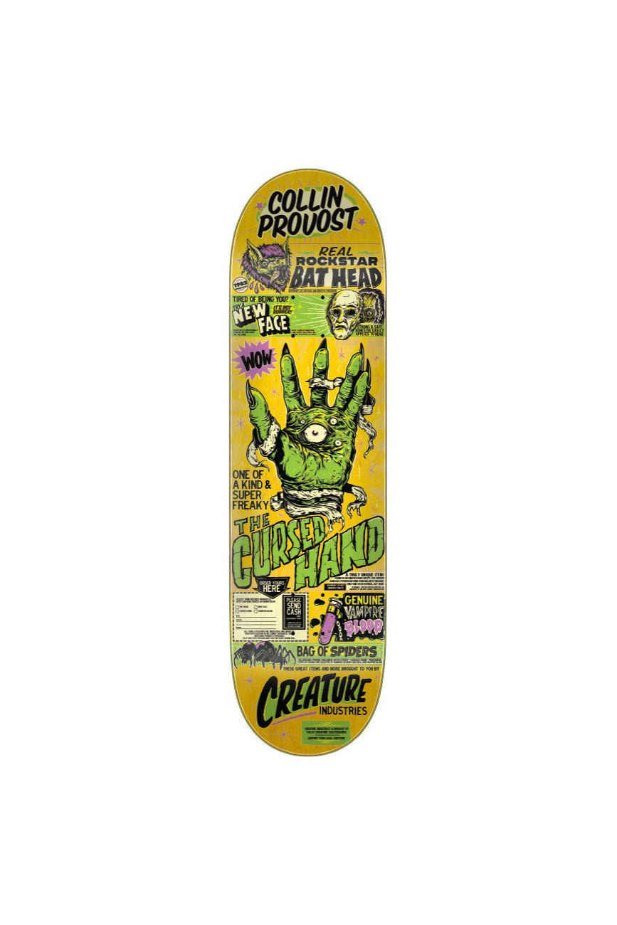 Buy Provost Cursed Hand 8.47in x 31.98in Creature Decks Skateboard ...