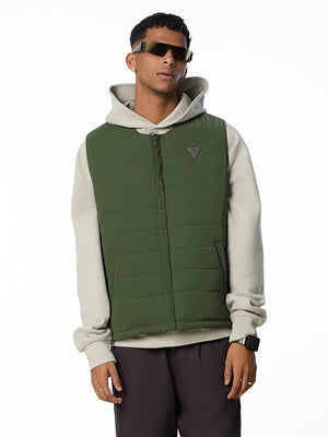 Puffer Jacket // 003 - Urban Monkey® - UM24A_REV_OLV_JK1_S