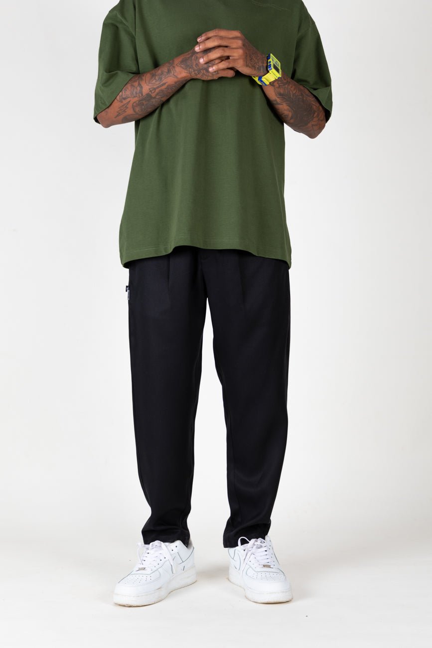 Relaxed Fit Trousers // Black - Urban Monkey® - UM23A_TNCL_A_S