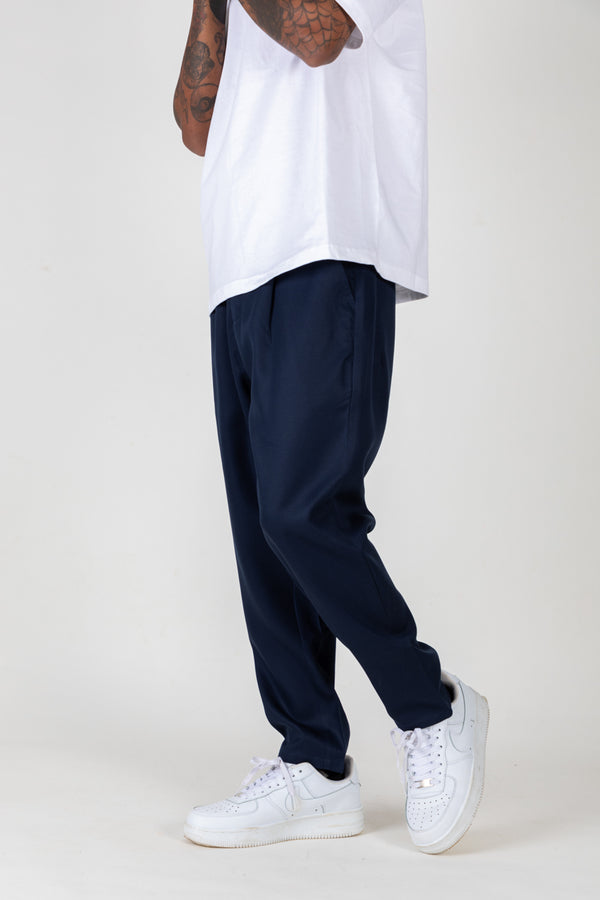 Relaxed Fit Trousers // Navy