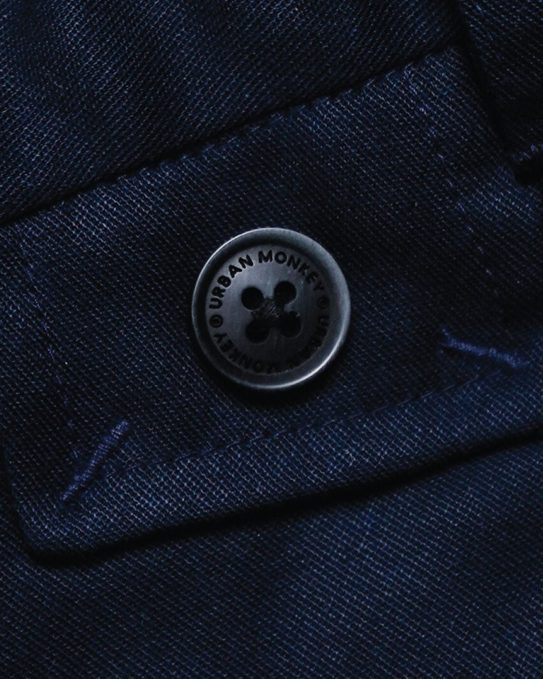 Relaxed Fit Trousers // Navy - Urban Monkey® - UM23A_TNCL_B_S