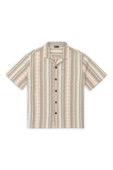 Retro Stripe Resort Shirt - Urban Monkey® - 25SHLF11_MCW_S