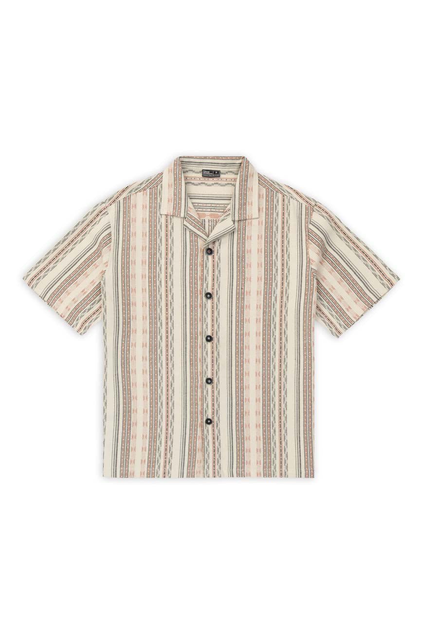 Retro Stripe Resort Shirt - Urban Monkey® - 25SHLF11_MCW_S
